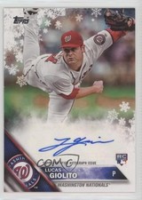 2016 Topps Holiday Auto 24/50 Lucas Giolito #A-LG Auto 2d9