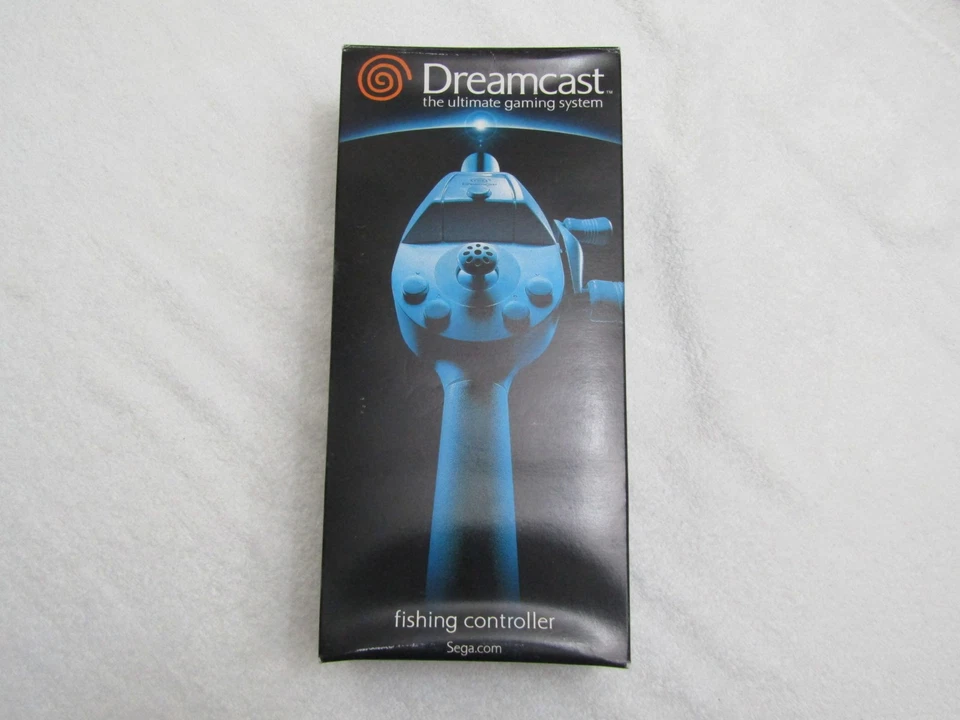 Controlador oficial de caña de pescar ASCII Sega Dreamcast HKT-8700 con instrucciones de caja Foto 2 de 4