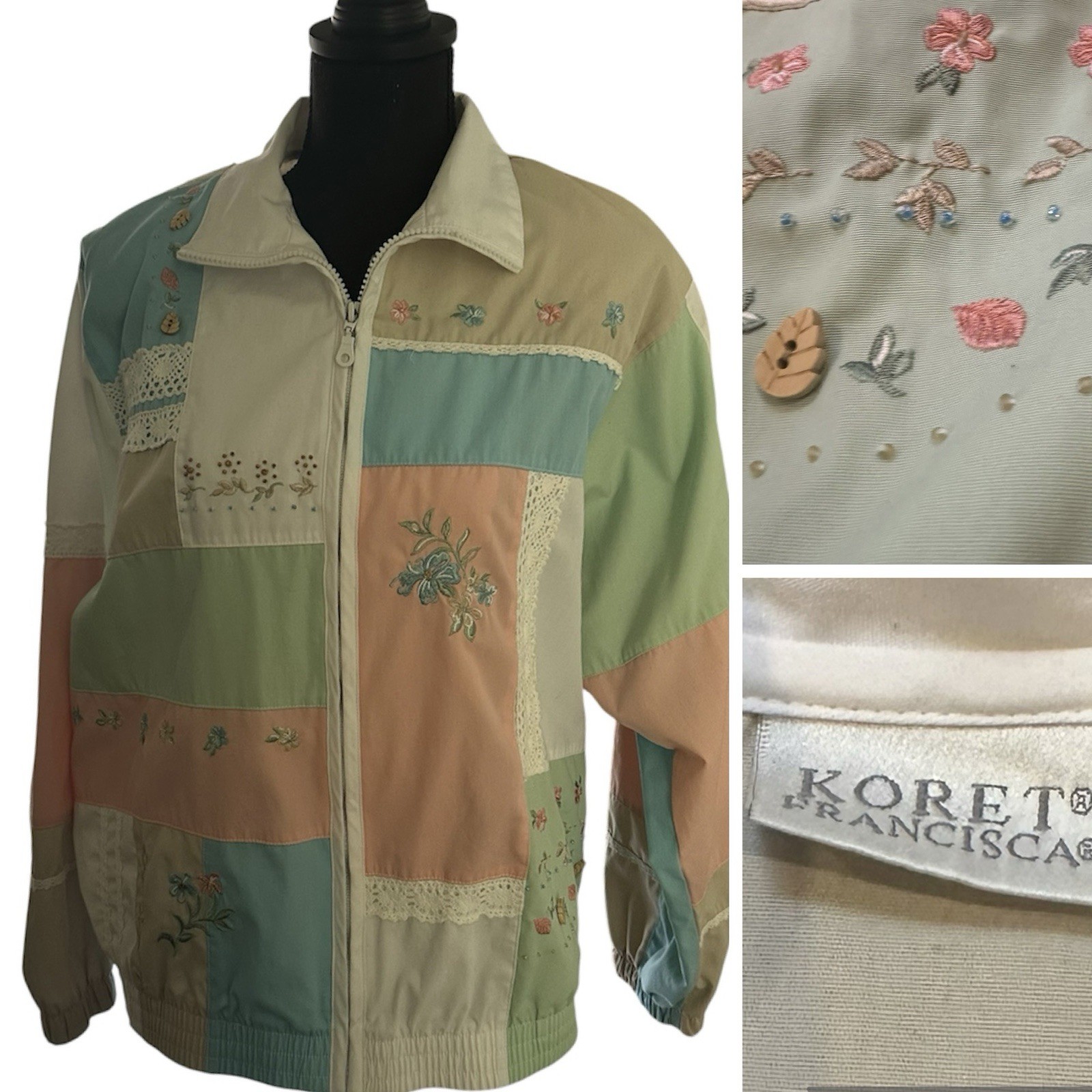 Koret Francisca Jacket Patchwork Spring Cottageco… - image 1