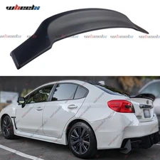 FOR 2015-2021 SUBARU WRX STI V3 MATTE BLACK DUCKBILL HIGHKICK REAR TRUNK SPOILER