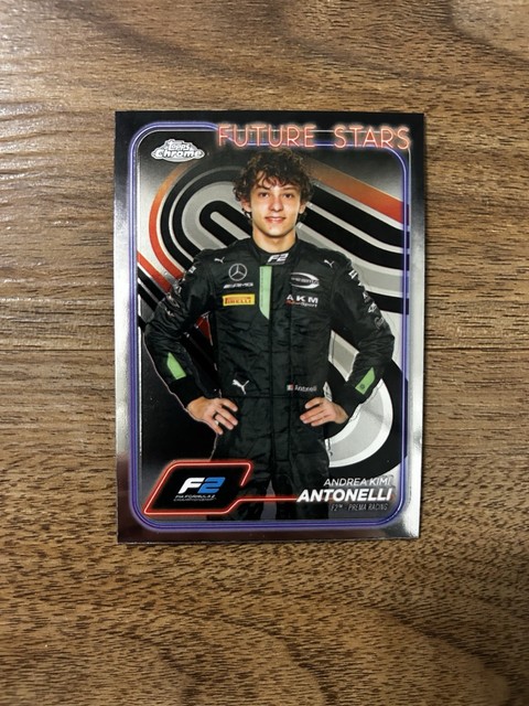 2024 Topps Chrome F1 KIMI ANTONELLI Real Rookie 1st Card Mint