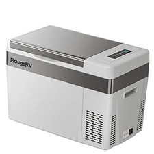 12 Volt Refrigerator With Cover 12V Car Fridge 30 30 Quart with Cover Grey