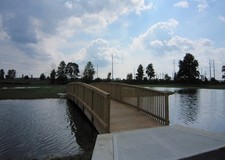 Tranquil Bridge Landscape Wall Art Poster Premium Quality Home Decor