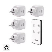 4Er Pack Sonoff S61STPF Matter Wlan Steckdose 16A Strommessung + Fernbedienung