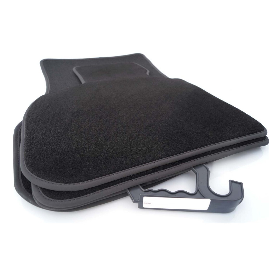 Tapis de sol BMW X3 F25 velours noir 750g m² sur mesure moquette voiture