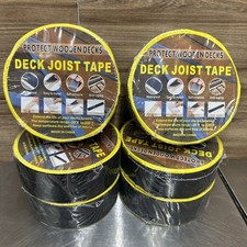 Joist Tape for Decking Water Resistant Weatherproof Butyl Tape 2x50ft 6 Rolls