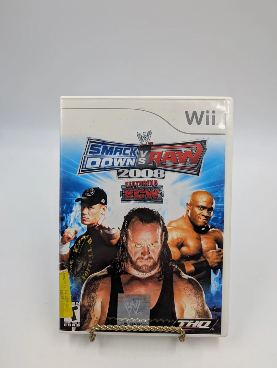 Nintendo Wii WWE SmackDown vs. Raw 2008 Video Games for sale | eBay
