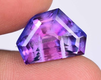 10.00 Ct Natural Bi-Color Sapphire Fancy Certified Ceylon Loose Gemstone