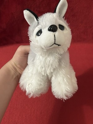 Sitzender Husky Welpe Plüschtier Kuscheltier Plüschhund Teddy Stofftier
