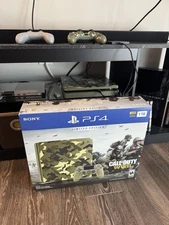 PlayStation 4 Slim 1TB Green Camo Edition Call of Duty WW2 Bundle