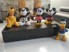 Minnie & Mickey Mouse Goofy Donald vintage figurines Disney
