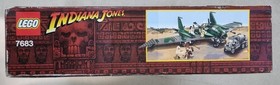 Lego 7683 Indiana Jones Fight on the Flying Wing Retired Rare Set New Sealed Box