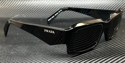 PRADA PR 27ZS 16K08Z Black Dark Grey Men's 54 mm Sunglasses