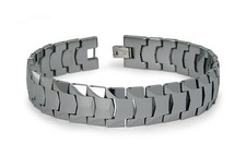 Tungsten Men's 16MM Wide Bracelet 8.5 Inch
