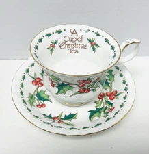 A Cup Of Christmas Tea Cup & Saucer Set, Tom Hegg