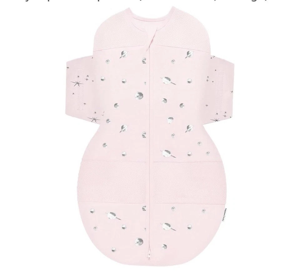 Saco de Dormir Happiest Baby SNOO Envoltura Pequeño Rosa Niñas Algodón Orgánico Foto 2 de 4
