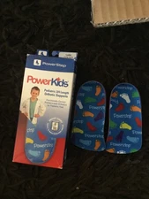 PowerStep PowerKids 3/4 Pediatric Orthotic Shoe Insoles  ~ Toddler 11.5-12.5 NEW