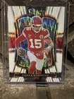 Patrick Mahomes 2025 Select Premier Level #107 White Shock Prizm #'d /799 Chiefs