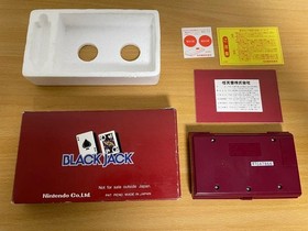 Nintendo Game & Watch Black Jack BJ-60 Multi Screen 1985 with Box Tested