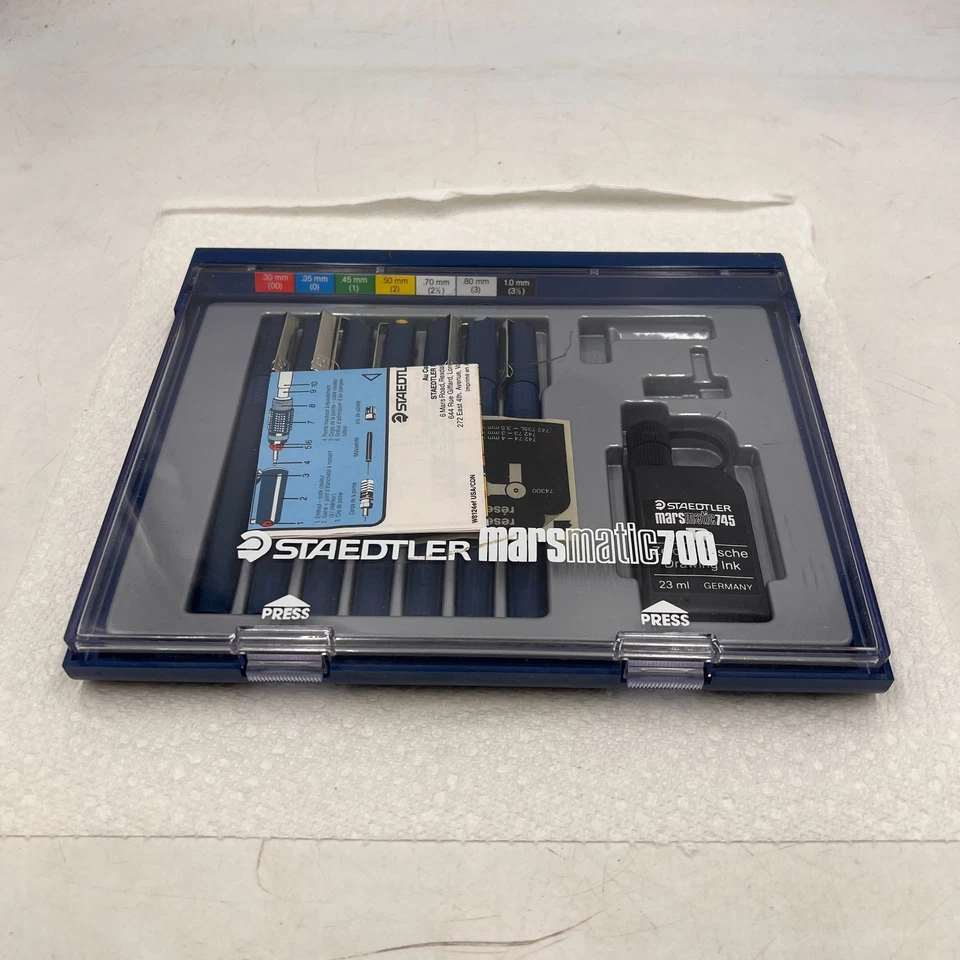 Juego de dibujo técnico Staedtler Marsmatic 700 DE COLECCIÓN *Incompleto* Foto 2 de 4