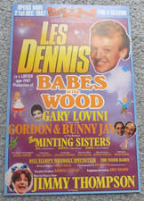 Les Dennis Jimmy Thompson Gary Lovini Nottingham Pantomime Poster 1987