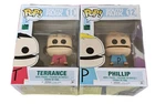LOT OF 2 Funko Pop South Park Terrance #11 & Phillip #12 - VAULTED