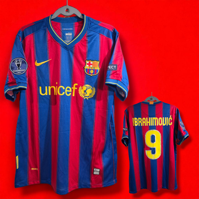 バルセロナ イブラヒモビッチ Ibrahimović 9番半袖 ユニフォーム 新品 バルセロナ イブラヒモビッチ Ibrahimović 半袖 ユニフォーム