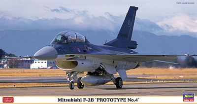 HASEGAWA, Flugzeug MITSUBISHI F-2B - Prototype 4 zum Zusammenbauen und Bemale...