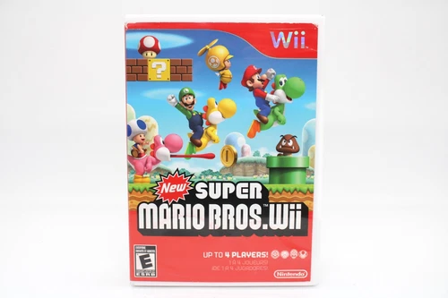 Refurbished Nintendo Wii New Super Mario Bros. Wii No Manual Good Cover Art Wear