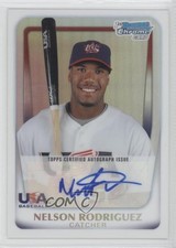 2011 Bowman Chrome USA 18U National Team Refractors Nellie Rodriguez Auto 1u6