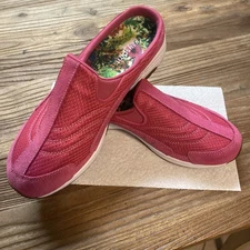 Easy Spirit Traveltime Pink Walking Slip on Comfort Mule Women's Size 8.5 NEW