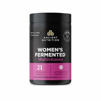 Ancient Nutrition Women's Fermented Multivitamin - 60 Capsules