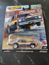 1973 Plymouth Duster NHRA Hot Wheels 1/64 Released 2022 real riders