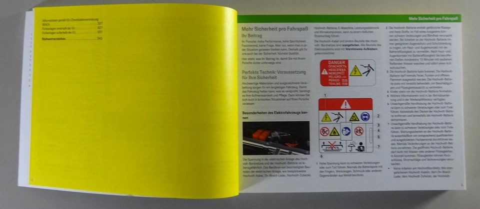 Betriebsanleitung / Handbuch | Porsche Taycan | Modelljahr 2022 | Stand 02/2022 - Bild 3 von 4