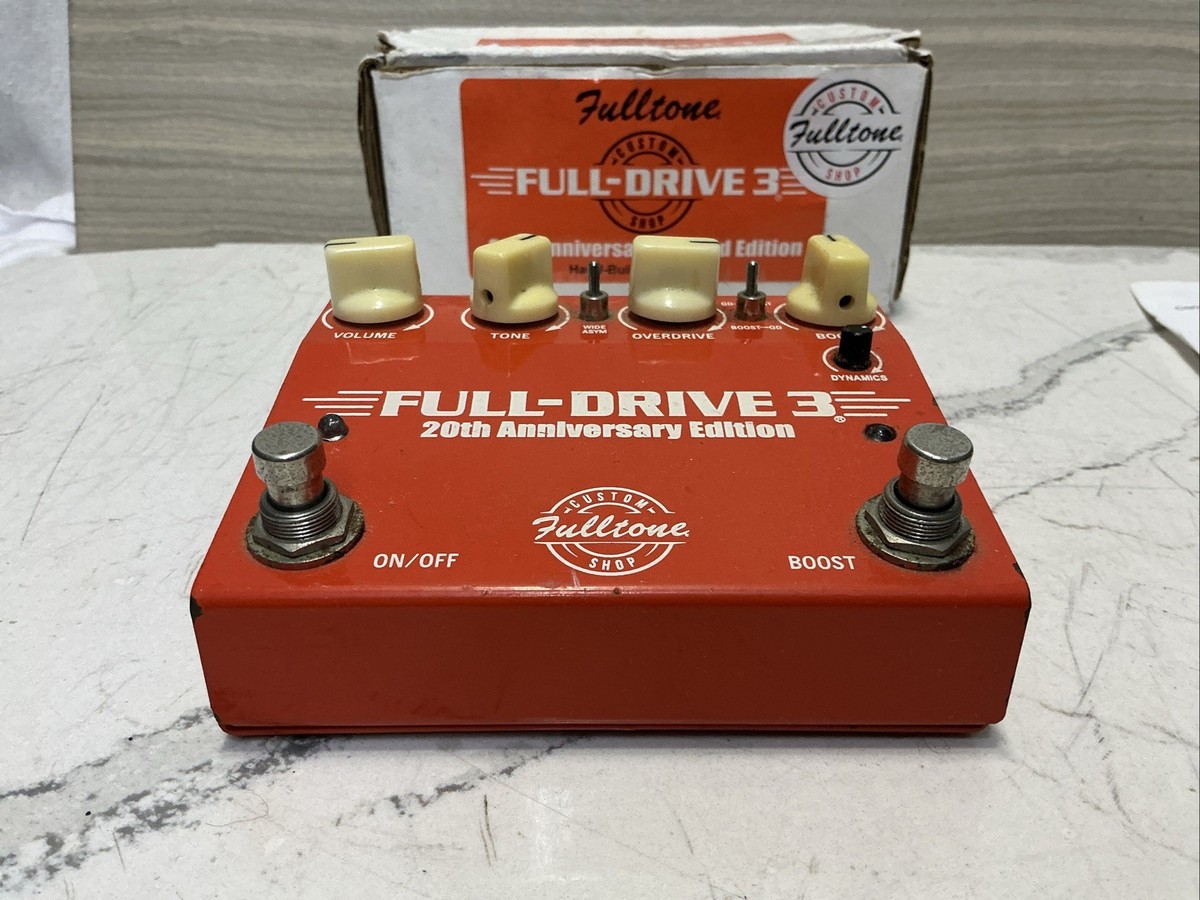 Fulltone Custom Shop 20th Anniversary Full-drive 3 Fd3 Fulldrive