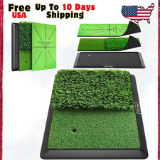 Golf Mat Practice Outdoor Indoor For Training Chipping Show Swing Path Mat