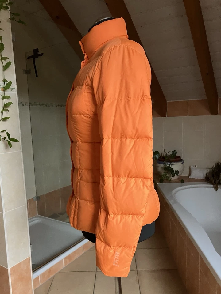 ADD Daunen/Steppjacke 38(it.42) Orange, Gänze Daunen, Stehkragen, Federleicht! - Bild 4 von 4