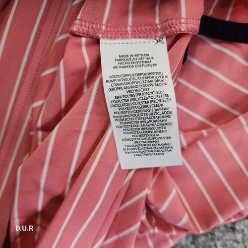 Rlx Ralph Lauren Poloshirt Herren Medium Pfirsich Weiß Streifen Kurzarm Golf - Bild 6 von 11