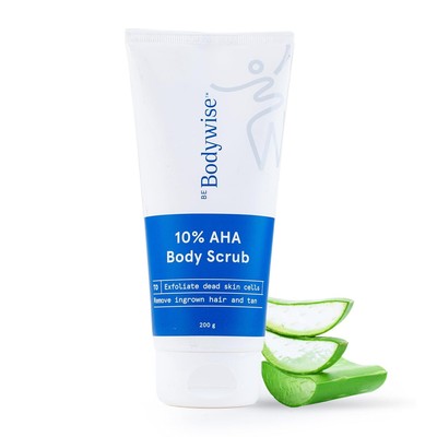 Be Bodywise 10% Lactic AHA Peeling Körperpeeling zur Bräunungsentfernung 200gm