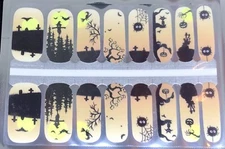 Color Nail Polish Strips, 16ct. The Dark Hour.  PLEASE READ DESCRIPTION BELOW