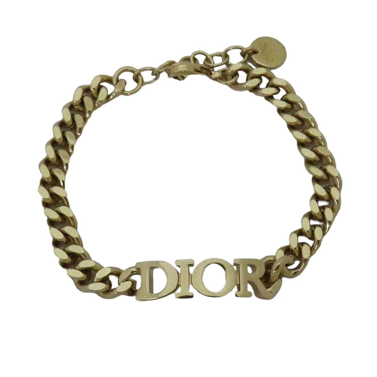 Dior chunky clearance gold bracelet