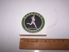 2001 The Cats Meow LINCO GAS MARATHON RUNNER FINDLAY OHIO Decorative Block