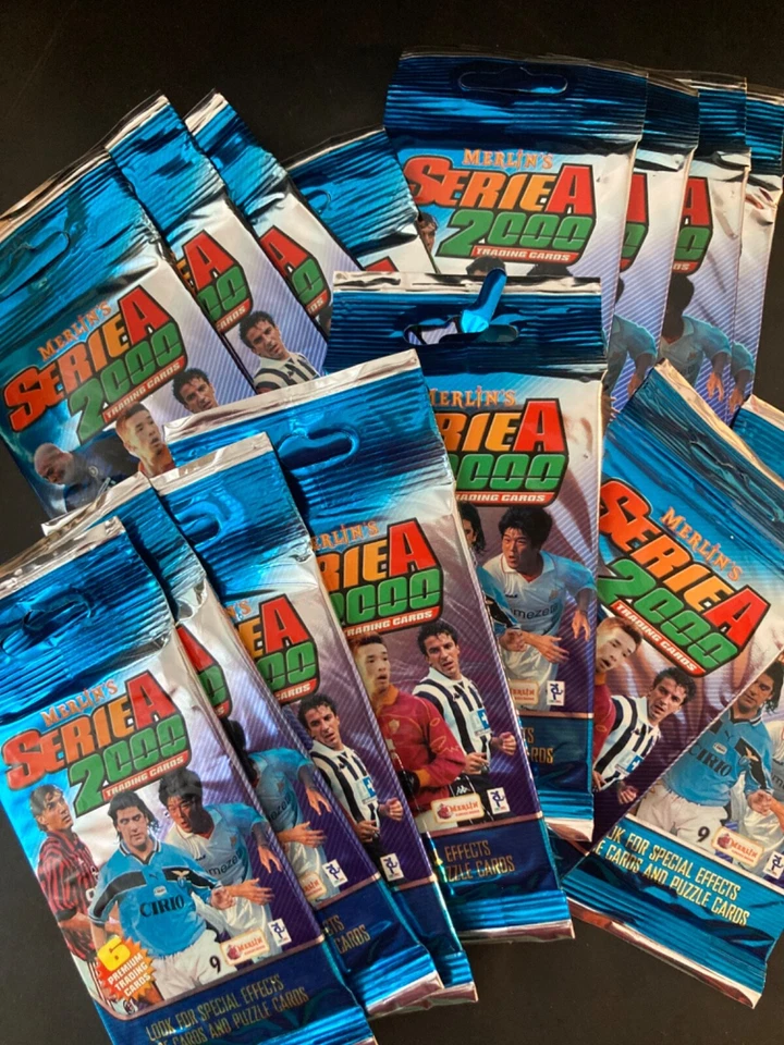 1999-00 Topps Merlin Serie A 2000 Superstar # A5 Ronaldo Inter de Milán tarjeta de aluminio Foto 3 de 3