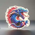 New England Patriots Logo X Dragon- Die Cut Laminated Vinyl Sticker/Decal