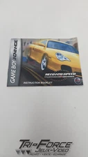 Need For Speed Porsche Unleashed GBA Instructions Manual / Booklet ONLY