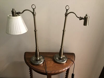 Beautiful Colonial Style Br Finish Desk Lamp X 2 Table Beautiful Colonial Style Br Finish Desk Lamp X 2 Table