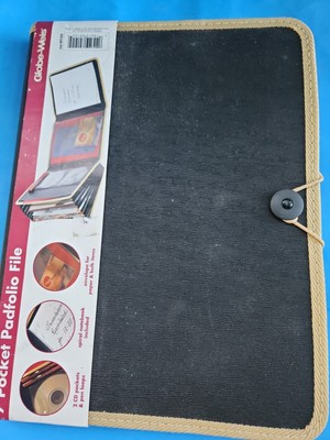 7 Pocket Padfolio File By Globe-Wise