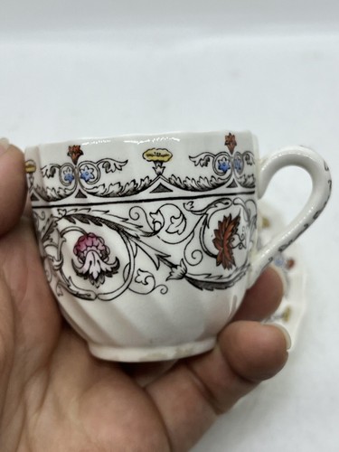 Vintage Copeland Spode Made in England Florence Demitasse Cup & Saucer EUC - Picture 5 of 16