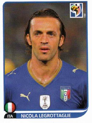 Panini Sticker World Cup 2010 No. 417 Nicola Legrottaglie Italia NEW World Cup