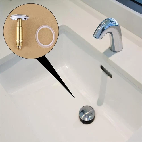 Waschbecken Ablauf Waschbecken Stopfen Ring Dichtung Click Clack Bad Pop Up Ersatzdichtung Waschmaschine UK - Bild 11 von 16